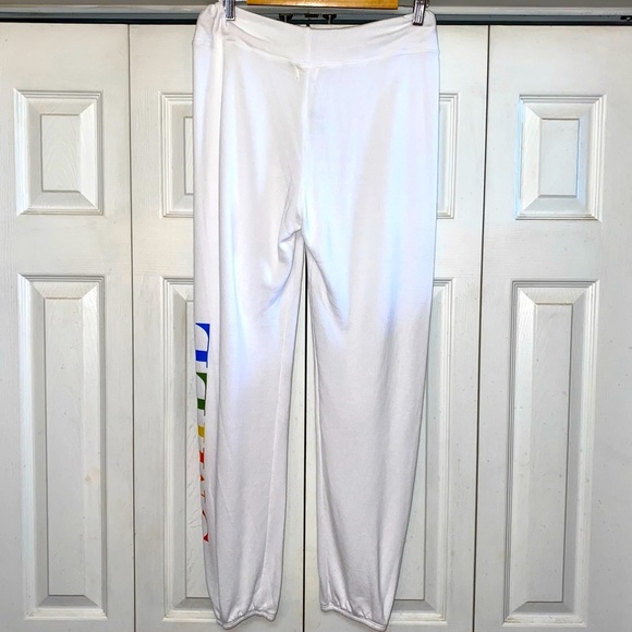 NEW Sundry SMILE White Sweatpants Size 1 (small) - Picture 6 of 9